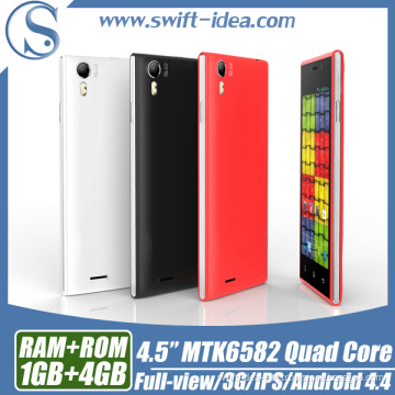 Top 4.5 Inch Qhd IPS Amoled Mtk6582 4 Core 3G Smartphone OEM (D3)